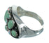 Genuine Sterling Silver Turquoise And Opal Southwestern Jewelry Ring Size 7-3/4 YX68900